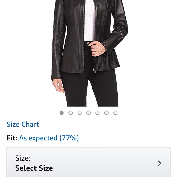 Women’s Lambskin Genuine Leather Jacket - Picture 5 of 5